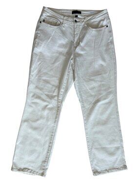 Judy Blue Jeans Size 16 Ecru White / Cream High Rise Style JB88510 Stretch